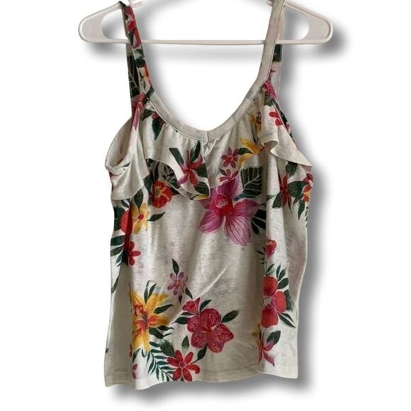 🔹4/$25 Old Navy tropical tank top - Picture 1 of 7